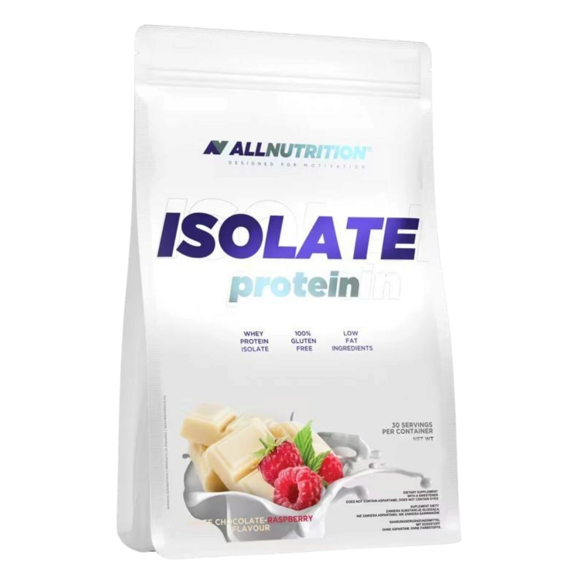 ALLNUTRITION Isolate Protein 2000 g Weisse Schokolade-Himbeere