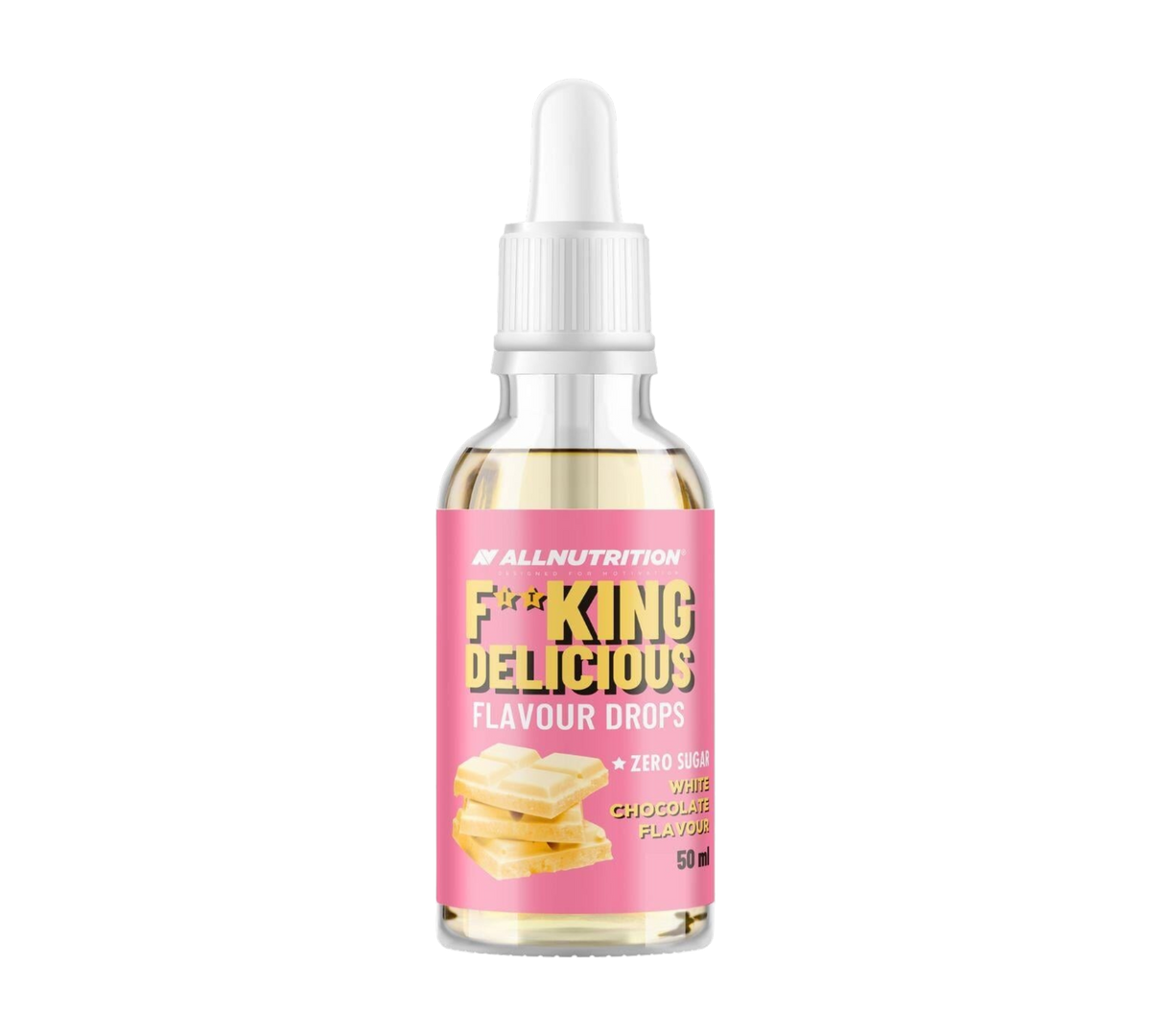ALLNUTRITION Fitking Delicious Flavour Drops 50 ml – Weisse Schokolade