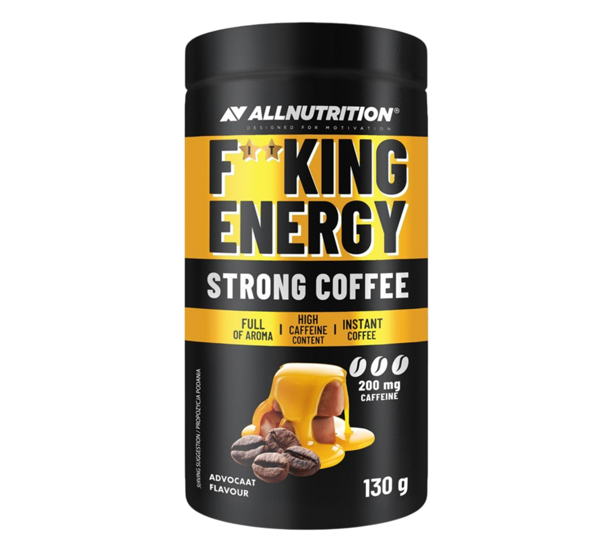 ALLNUTRITION FitKing Energy Strong Coffee 130 g – Eierlikör