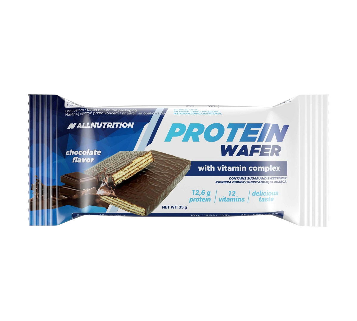 ALLNUTRITION Protein Wafer 35 g – Schokolade